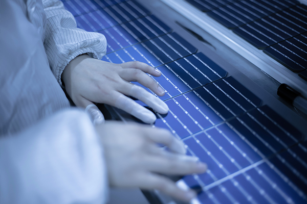 Soudage de cellules solaires